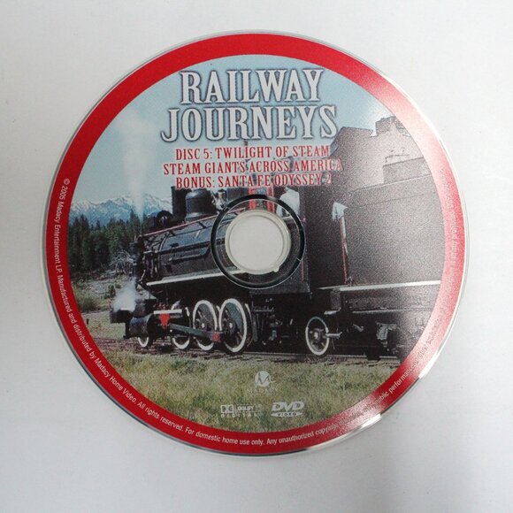 Railway Journeys: The Vanishing Age of Steam 5 Disc DVD Set in a Tin Box - Picture 9 of 16